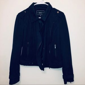 BCNI by Blanc Noir Faux Suede Moto Jacket